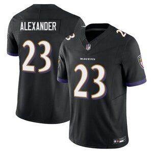 Mens Youths Kids Jaire Alexander Black Vapor Stitched Jersey